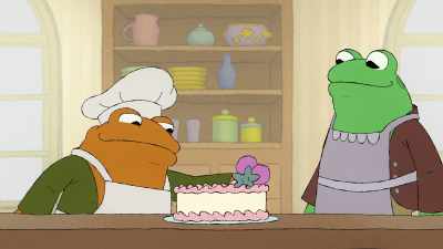 [gasps] Look what you did, Toad.This cake looks wonderful! - Frog and Toad