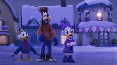 [gasps] Maybe the song
is bringing the train back! - Mickey and the Very Many Christmases