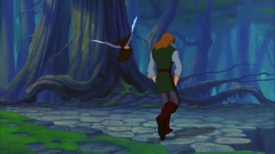 Gasps Moving bush - Quest for Camelot
