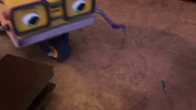 -[gasps]
-[pencils clattering] - Mighty Monsterwheelies
