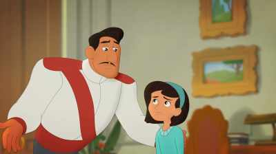 [gasps] Perhaps
we should leave Philippe - Curious George: Royal Monkey