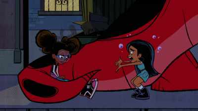 (gasps) - Marvel's Moon Girl and Devil Dinosaur