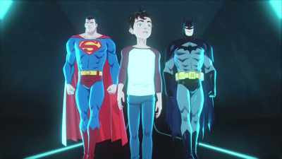 [gasps] - Batman and Superman: Battle of the Super Sons