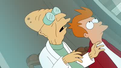 No wonder this contraption isn't aerodynamic! - Futurama