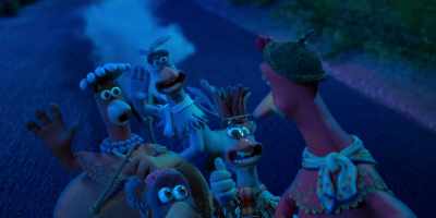 -[gasps]
-[screams] - Chicken Run: Dawn of the Nugget