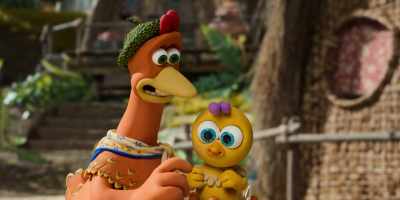 -[gasps] She's perfect.
-[chick cheeps] - Chicken Run: Dawn of the Nugget