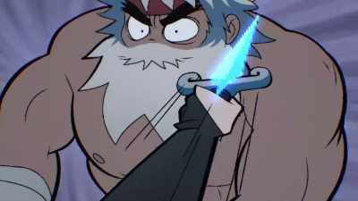 [gasps] Slice! [grunting] - Scott Pilgrim Takes Off