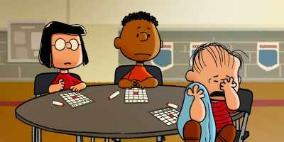 [gasps]
[squeaks] - Snoopy Presents: Lucy's School