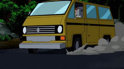 >> [ GASPS ]
[ TIRES SCREECHING ] - Ben 10: Ultimate Alien