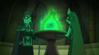 [gasps] We can't let the Eternity Pendant
fall into the wrong hands. - Disenchantment