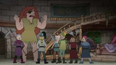 [gasps] Weapons?
You people have got to stop. - Disenchantment