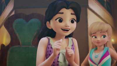 [GASPS] Yeah![CAMERA SHUTTER CLICKING] - LEGO Friends: Girls on a Mission