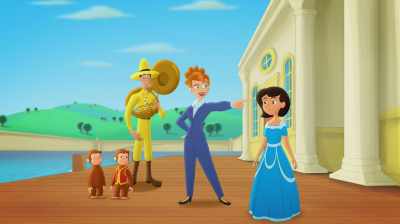 [gasps] Yes!
Philippe, other monkey,
man the oars! - Curious George: Royal Monkey