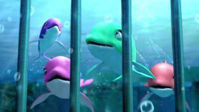 [gate clangs shut] - Barbie: Dolphin Magic