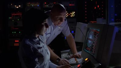 - Gate's open, sir.
- Shut her down. Get the blast doors open. - Stargate SG-1