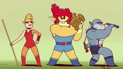 [gauntlet snarling] - ThunderCats Roar