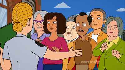 [gavel banging] - Corner Gas Animated