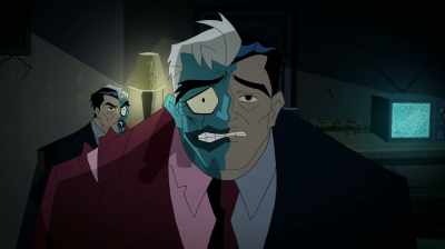 Gee, Bats, I only learned
to do colors a week ago. - Justice League Action
