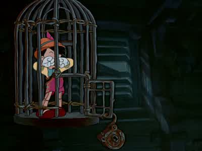 Gee, look,Jiminy, my nose! - Pinocchio
