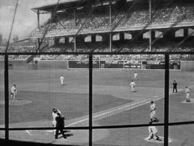 Gehrig now batting for Pipp. - The Pride of the Yankees