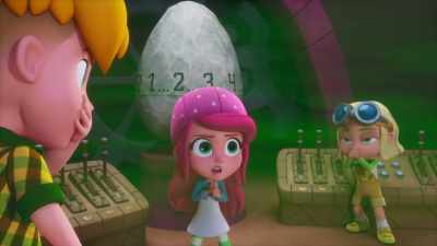 Gema macia! E demora seis minutos
para cozer assim! - Strawberry Shortcake's Summer Vacation