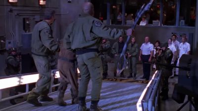 - General Hammond, he's a friend.
- Stand down! - Stargate SG-1