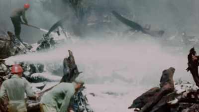 General LeMay films
the wreckage himself, - The Pacific War in Color