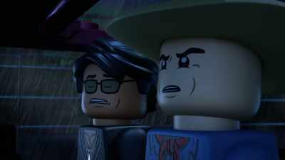 [Gennaro panting in fear] - LEGO Jurassic Park: The Unofficial Retelling