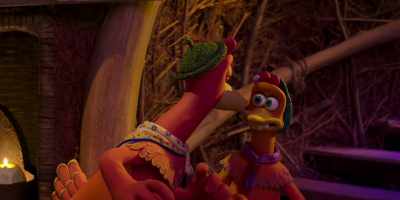 [gentle flute music playing] - Chicken Run: Dawn of the Nugget