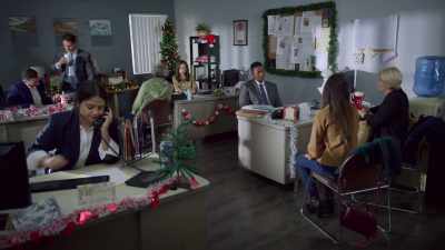 (gentle music continues)
(officers chattering) - It’s Beginning to Look a Lot Like Murder