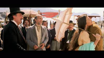 Gentlemen, allow me to introduce my daughter, Elena. - The Mask of Zorro