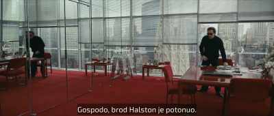Gentlemen,
the Halston ship has sunk. - Halston