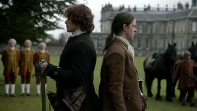 Gentlemen, upon my count, five paces, if ye please. - Outlander