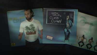 GEORGE: Class clown used to save
his best stuff for lunchtime - George Carlin's American Dream