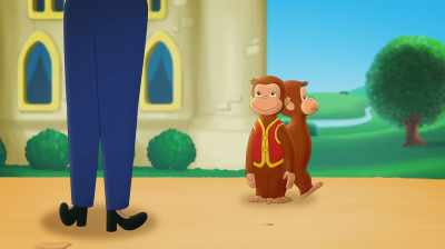 [George giggles] - Curious George: Royal Monkey