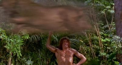 George not even trying hard - George of the Jungle