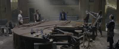 George, Wet Stick, Percy, on your knees. - King Arthur: Legend of the Sword