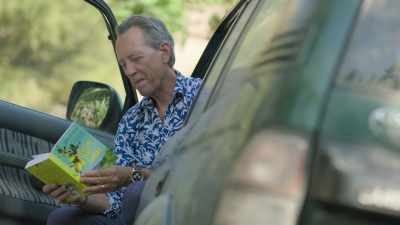 "Georgina, his estate agent,
turned and smiled at me. - Write Around the World with Richard E Grant