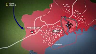 German forces open fire on them
from all directions. - Hitler's Last Stand