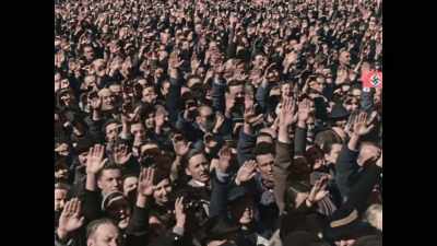 German men and women, - Hitler and the Nazis: Evil on Trial