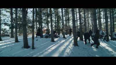 (German soldier shouts) - Battle of the Bulge: Winter War