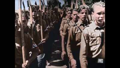 ♪ German is the soldier's blood ♪ - Hitler and the Nazis: Evil on Trial