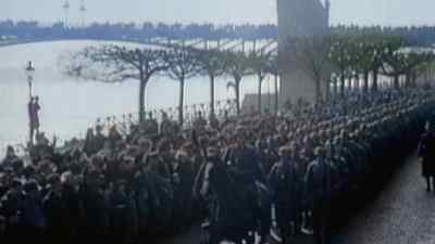 German troops
move back into their peacetime garrisons - Churchill at War