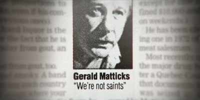 Gerry Matticks was different,
Gerry Matticks had personality - Kings of Coke