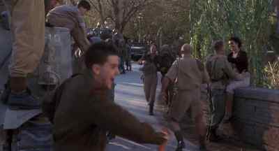 Get a blanket! Spaulding, get a
blanket for Lieutenant! - The English Patient