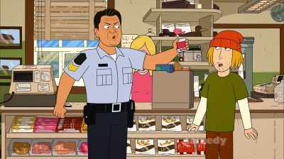 Get yourself a fresh
new pack of smokes? - Corner Gas Animated