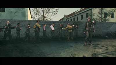 - Get a machine gun in here.
- The hell are you looking at? - The Liberator