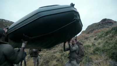 Get a sense of urgency,
start moving that boat. Move. - Celebrity SAS: Who Dares Wins