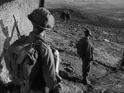 Get at the top. - A Hill in Korea