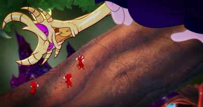 -Get away!
-(zaps) - Legend of the Three Caballeros